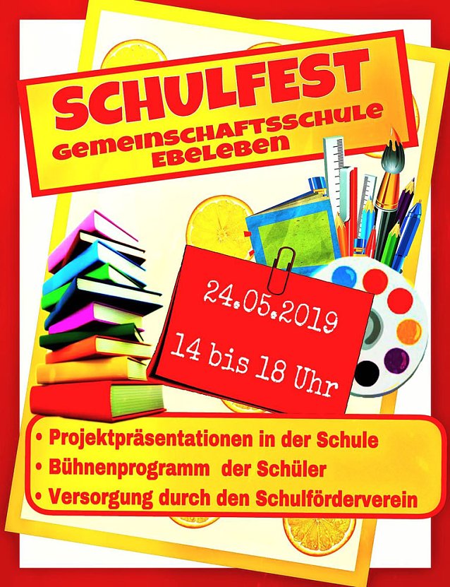 Bild: Einladung zum Schulfest