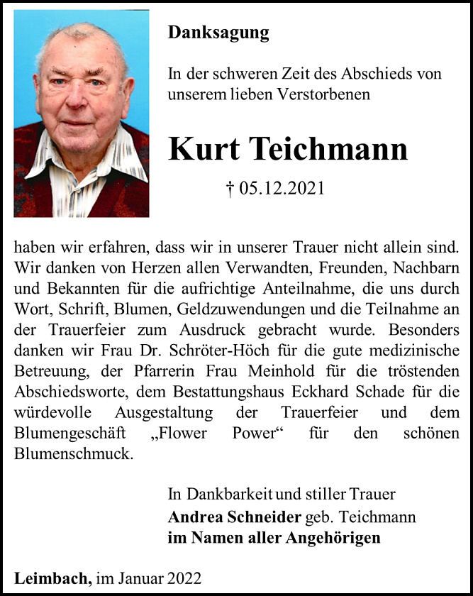 Danksagung (Foto: Schade)