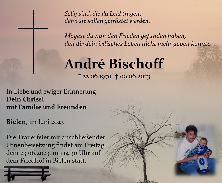 Traueranzeige (Foto: Schade)