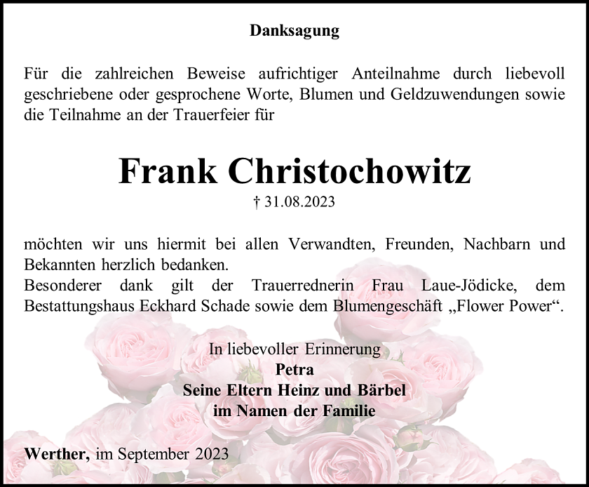 Danksagung (Foto: Schade)