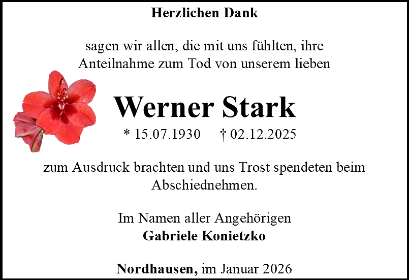 Danksagung (Foto: Schade)