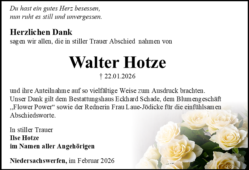 Danksagung (Foto: Schade)