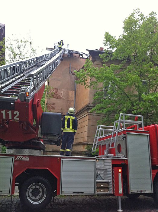 Bild: Noteinsatz in Sondershausen