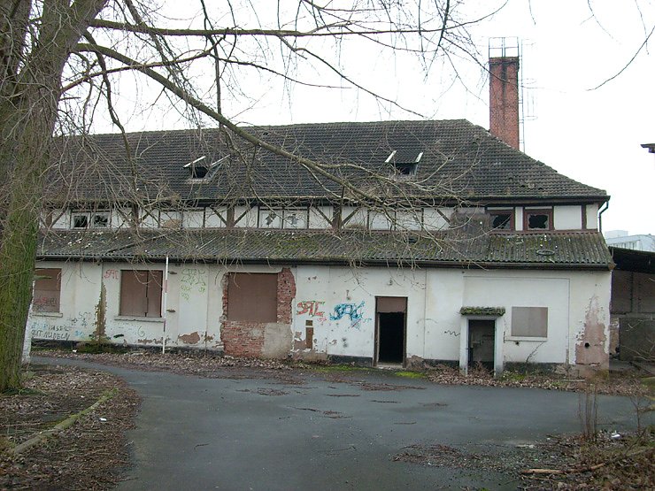 Backwarenbetrieb aus Sicht Frankenh&auml;userstra&szlig;e