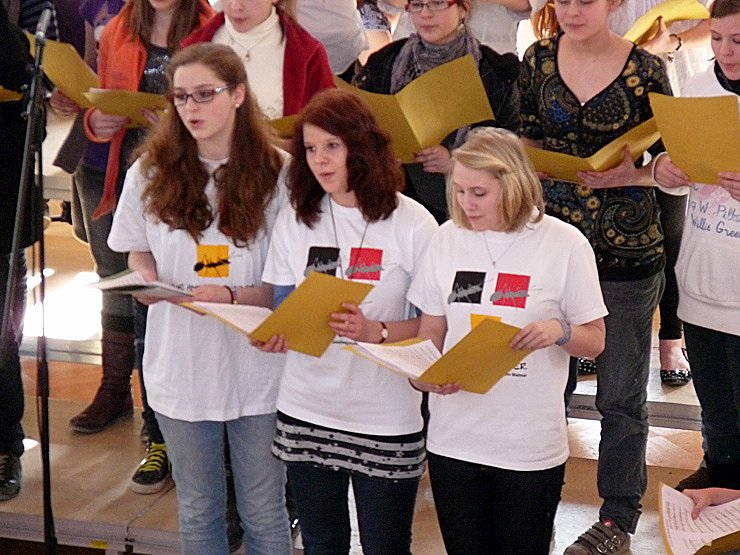 Fr&uuml;hling eingesungen