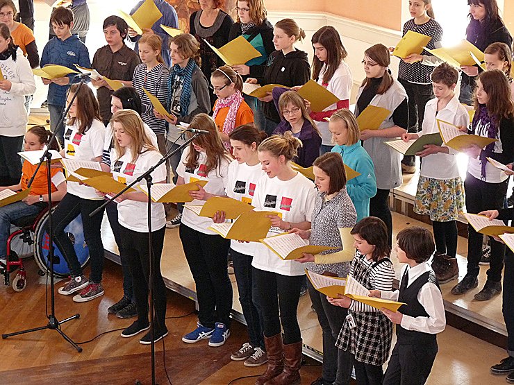 Fr&uuml;hling eingesungen