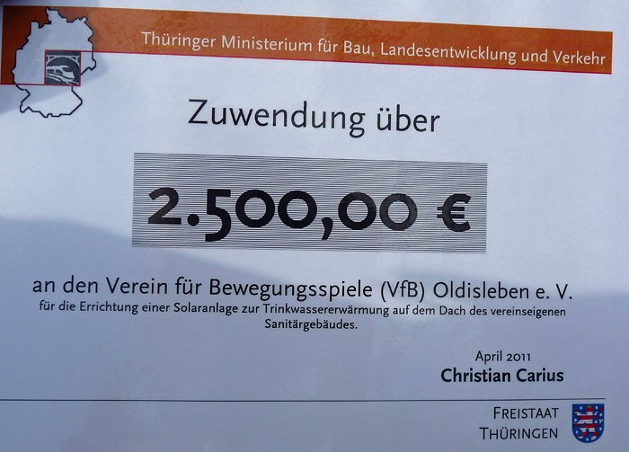 Einweihung Solaranlage