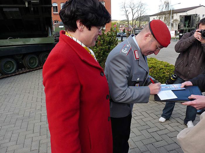 Fahnenband verliehen
