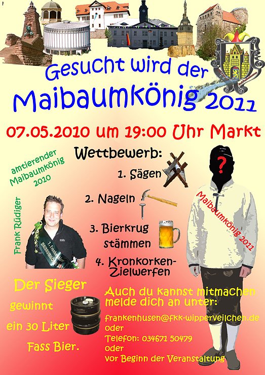 Plakat Maibaumparty