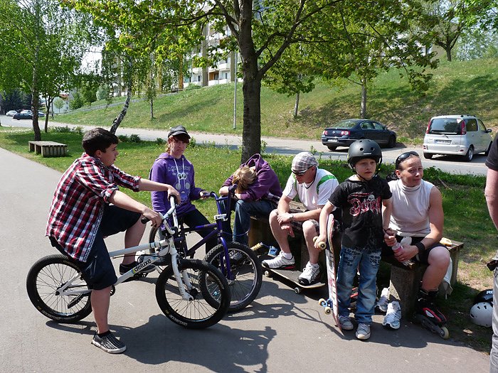 Abschluss in Skate-Arena
