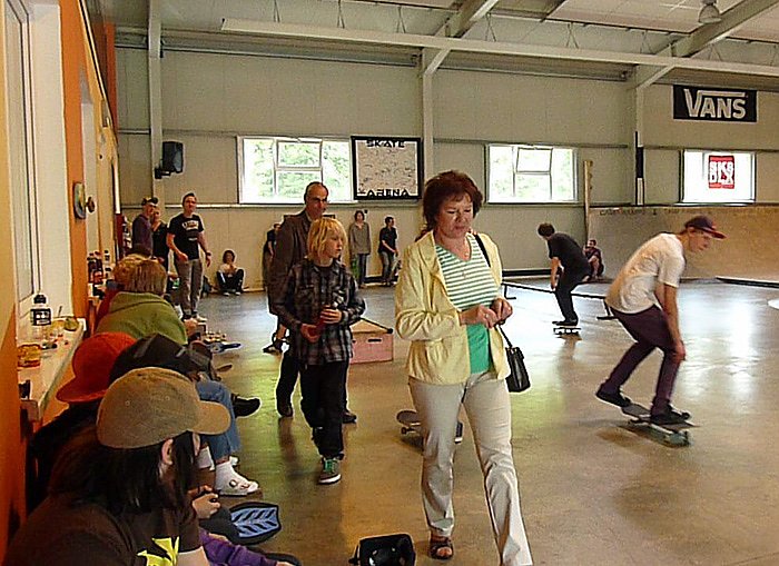 Abschluss in Skate-Arena