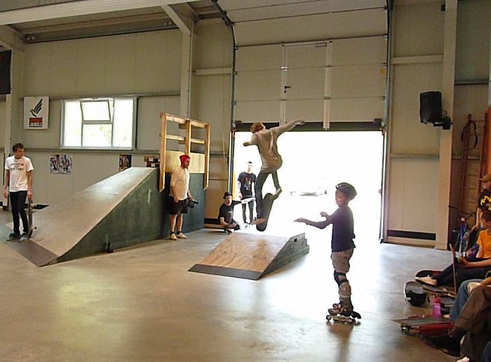 Abschluss in Skate-Arena