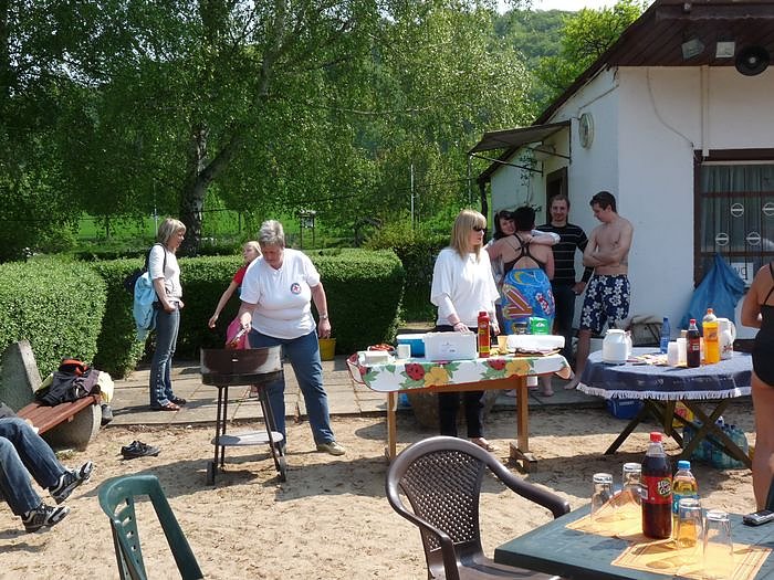 Spa&szlig; beim Anbaden