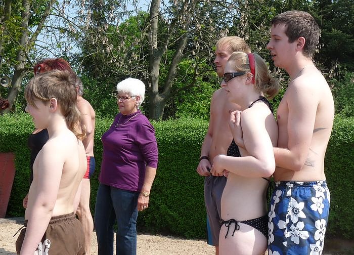 Spa&szlig; beim Anbaden