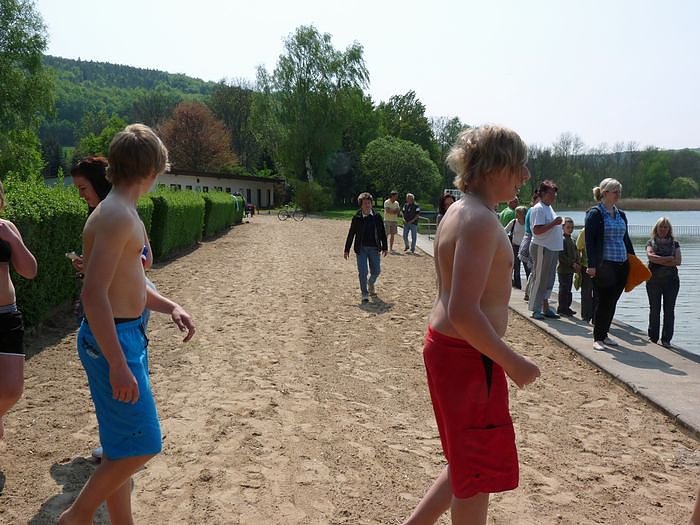 Spa&szlig; beim Anbaden