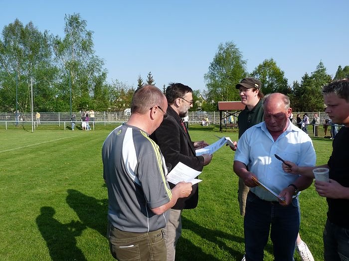 Ehrungn und Siegesfeier