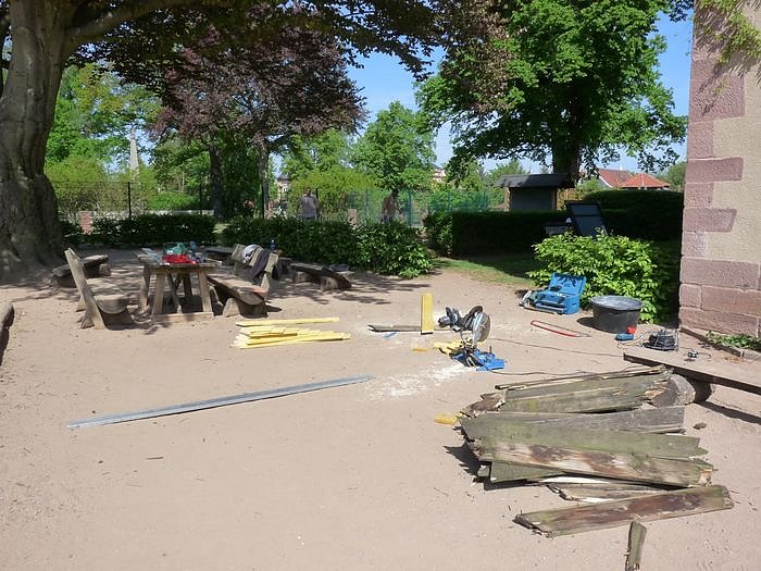 Arbeitseinsatz durchgef&uuml;hrt