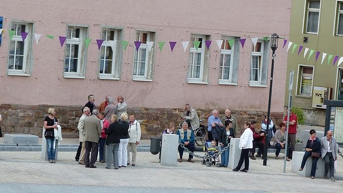 Fliederkrone gesetzt