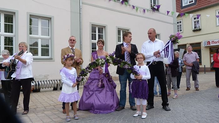Fliederkrone gesetzt