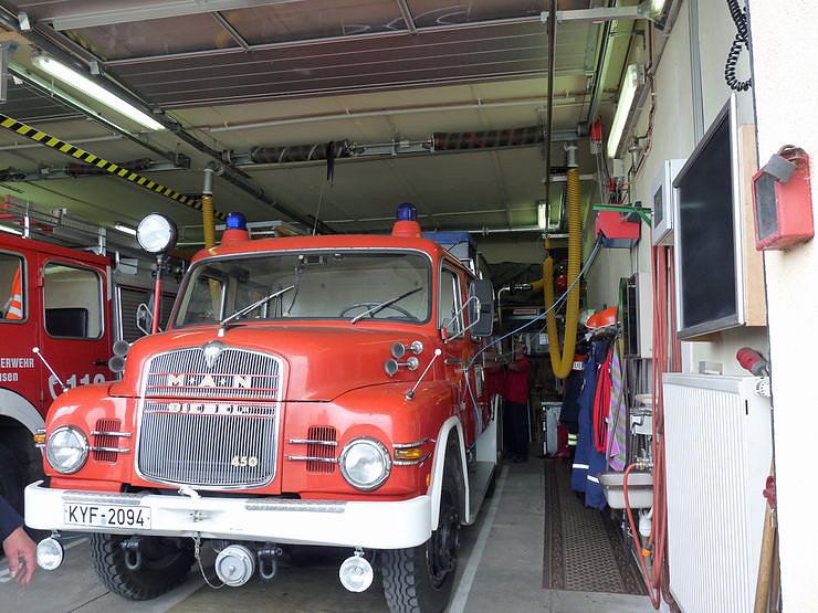 Abgasanlage f&uuml;r Feuerwehr