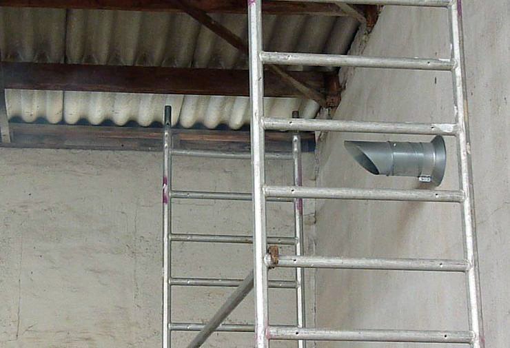 Abgasanlage f&uuml;r Feuerwehr