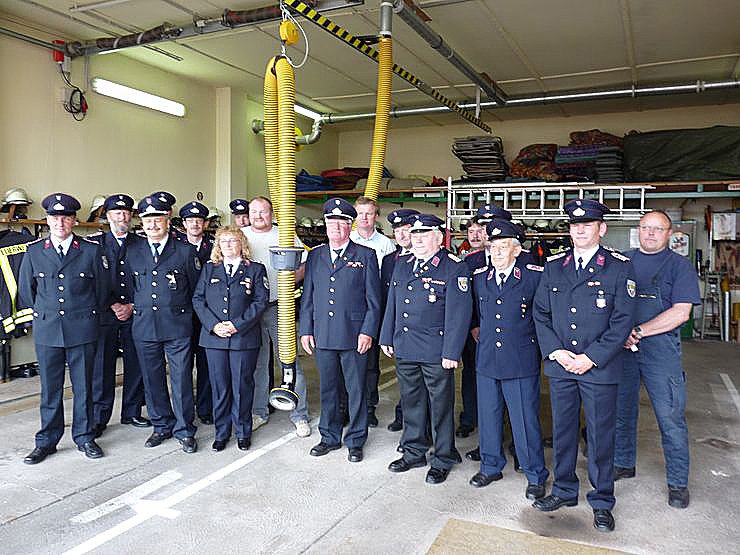 Abgasanlage f&uuml;r Feuerwehr