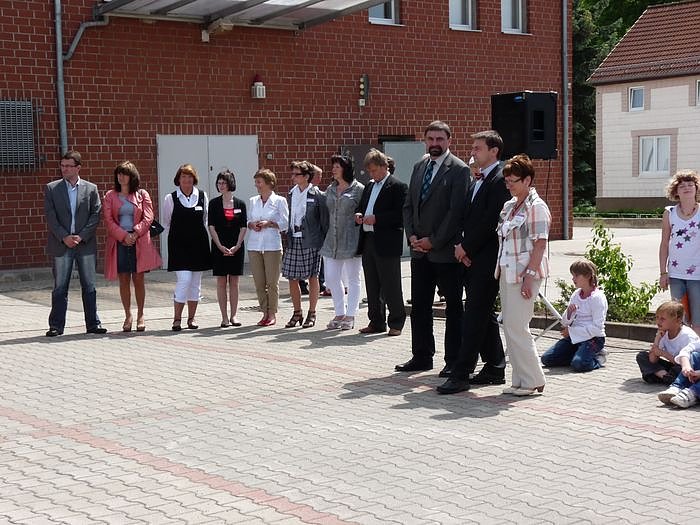 Einweihung der Knappschaftsstra&szlig;e