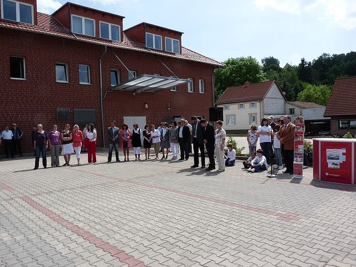 Einweihung der Knappschaftsstra&szlig;e