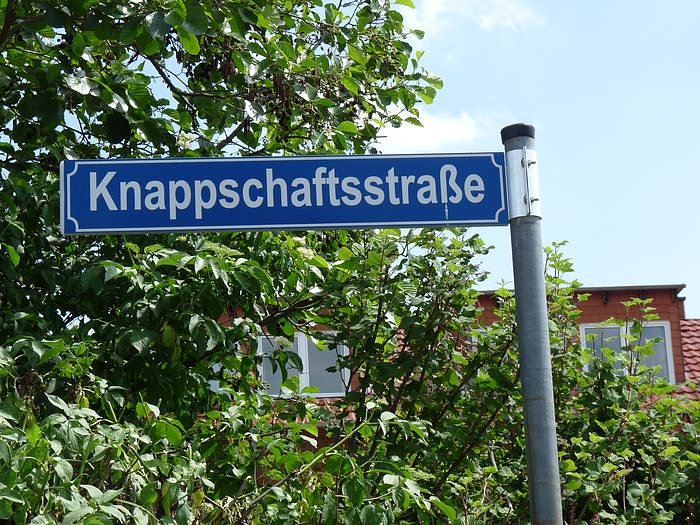 Einweihung der Knappschaftsstra&szlig;e