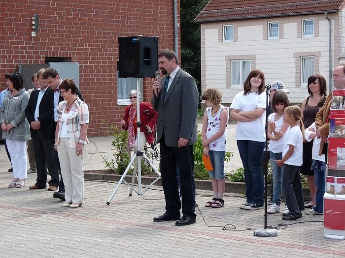 Einweihung der Knappschaftsstra&szlig;e