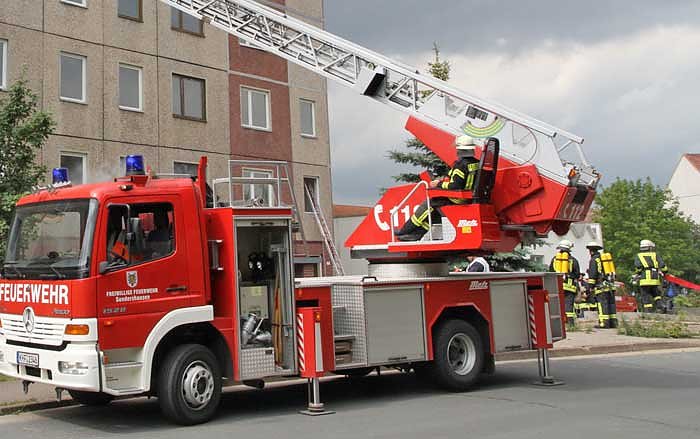 Brandausbruch nach Gasexplosion