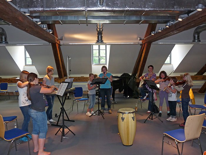 Musizieren und Reiten