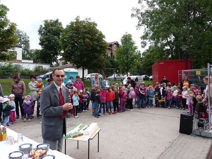 Spatenstich f&uuml;r Erweiterungsbau