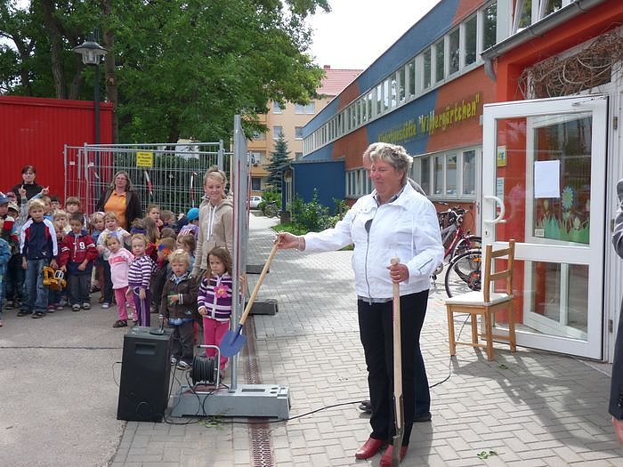 Spatenstich f&uuml;r Erweiterungsbau