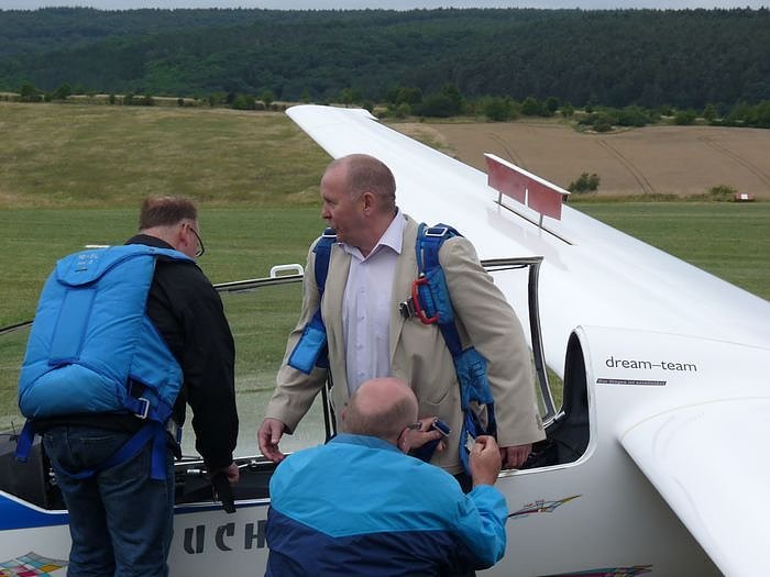 In die Luft gegangen