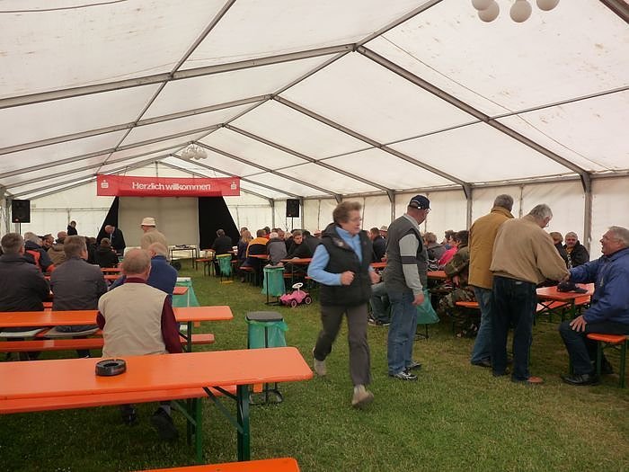 In die Luft gegangen