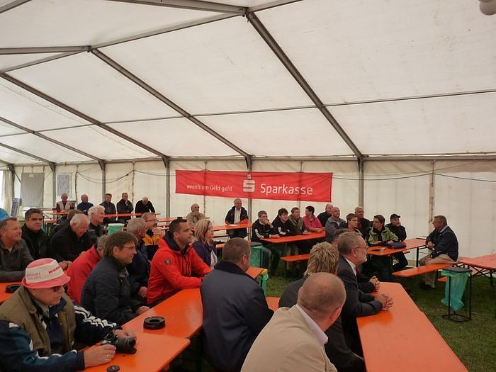 In die Luft gegangen