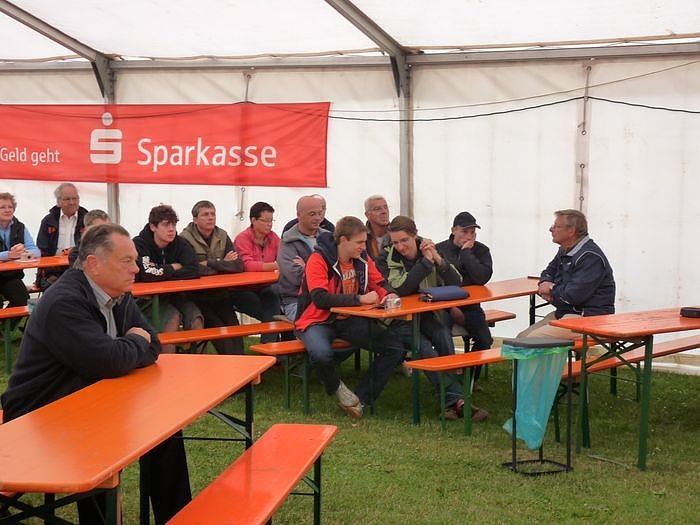 In die Luft gegangen