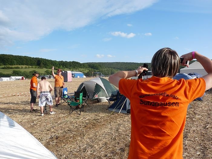 Erste Kirmesburschen angereist