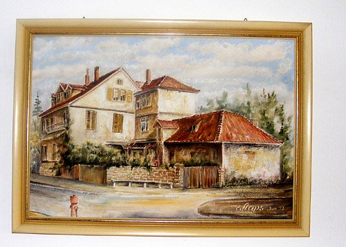 Hier steht jetzt die Sparkasse