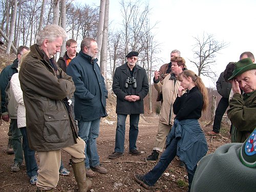Besichtigung der Sch&auml;den vor Ort