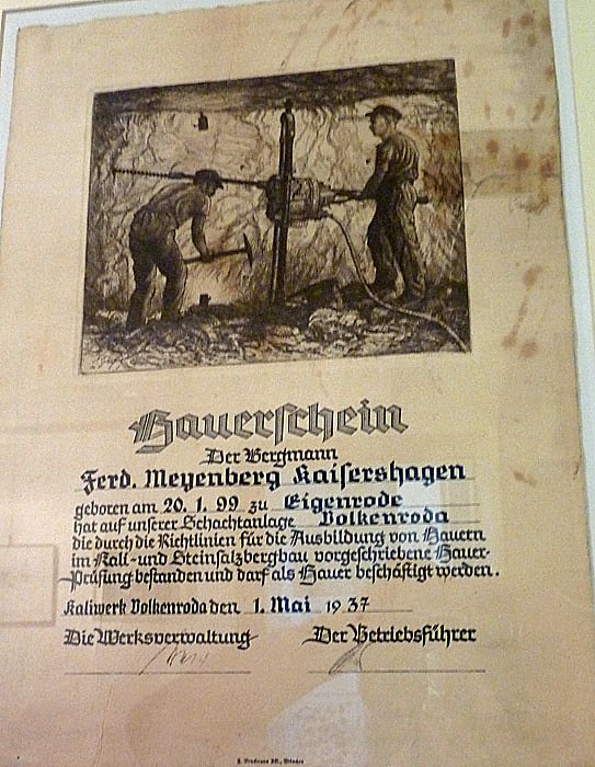 Ausstellung mit Bergbaumotiven