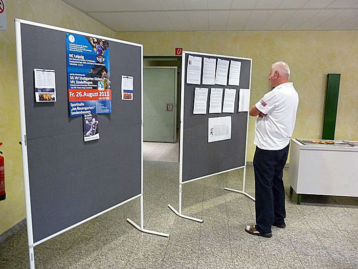 Werbung f&uuml;r den Handball