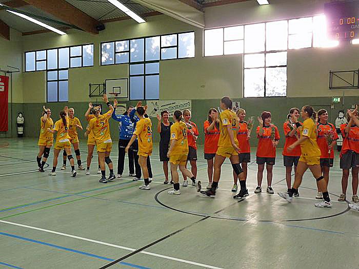 Werbung f&uuml;r den Handball