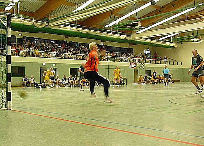 Werbung f&uuml;r den Handball