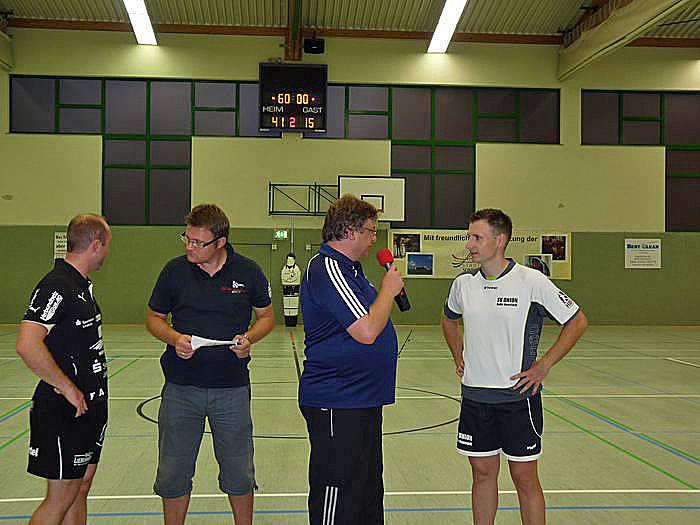 Werbung f&uuml;r den Handball