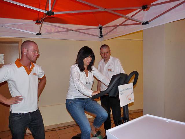 Kr&auml;ftig gestrampelt