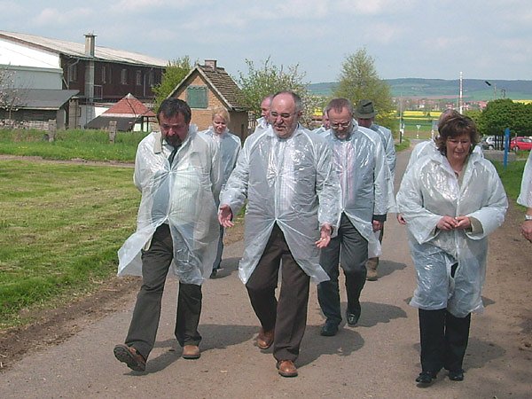 Minister Sklenar in Donndorf