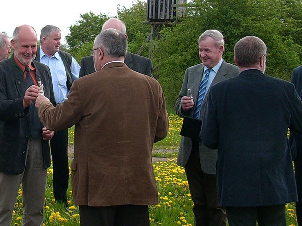 Minister Sklenar im Klostergut