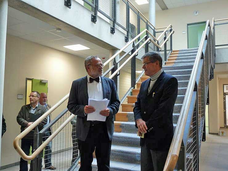 Richtfest Regelschule Ro&szlig;leben